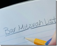 Bar Mitzvah List