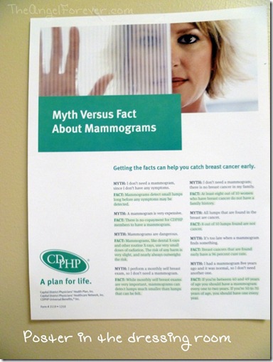 Mammogram myths Mammogram myths