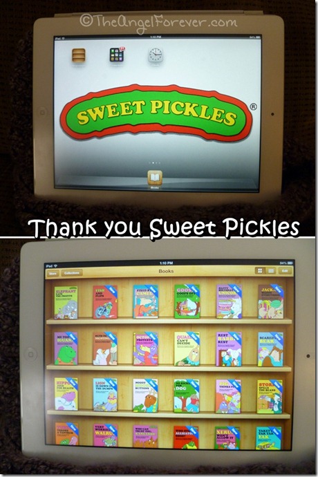 Thank you to Sweet Pickles