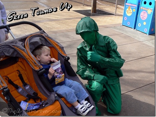 Toy Story Green Army Man at Hollywood Studios