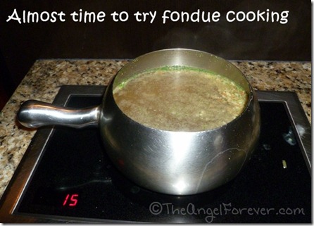 Fondue cooking time at The