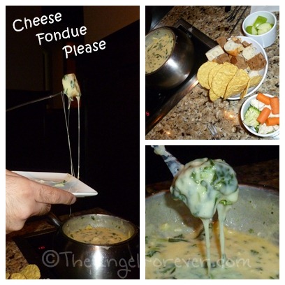 Spinach Artichoke Cheese Fondue