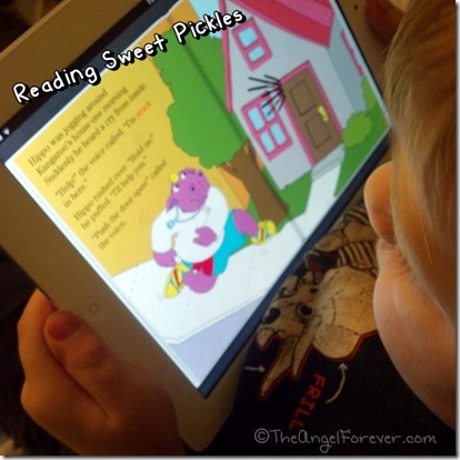 Sweet Pickles Reading on the iPad