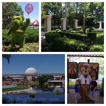 Walking around Epcot