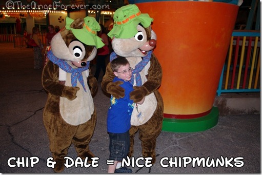 Chip and Dale are acceptable chipmunks