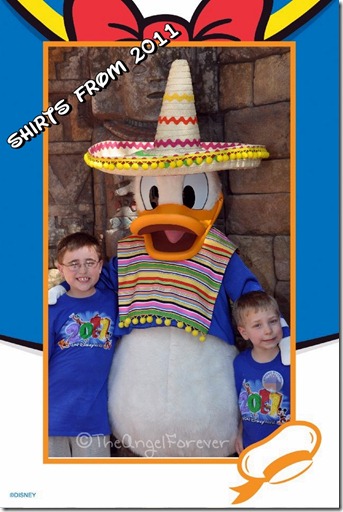 Disney Shirts and Donald Duck