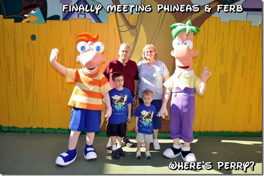 Phineas and Ferb shirts to meet them