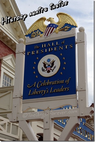 The Hall of Presidents in Walt Disney World