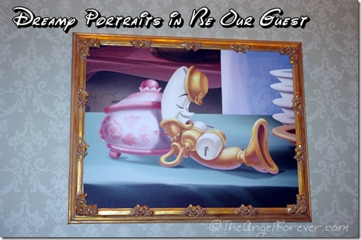 Rose Gallery Painting in Be Our Guest Restaurant