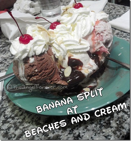 Banana Split at Beach and Cream at the Beach Club Resort