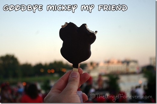 Mickey Ice Cream Bar with a view