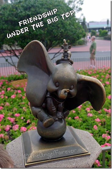 Dumbo and Timothy Mouse at The Magic Kingdom