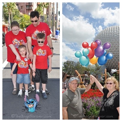 Disney PhotoPass Magic - Balloons and Stitch