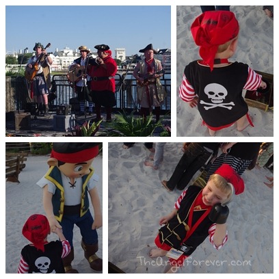 My little pirate at the party
