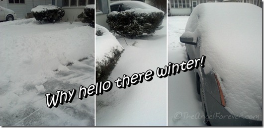 December snow in Upstate New York