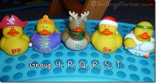 Alphabet Ducks P Q R S T