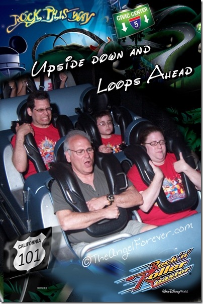 Rock 'n' Roller Coaster Starring Aerosmith with family