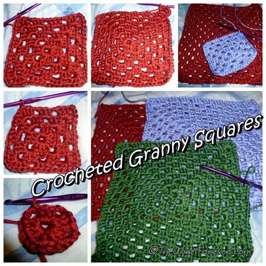 Making Crocheted Granny Squares