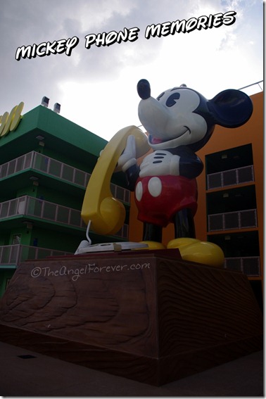 Mickey Mouse Phone at Pop Century Resort