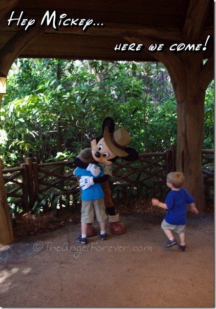 Meeting Mickey at Disney's Animal Kingdom