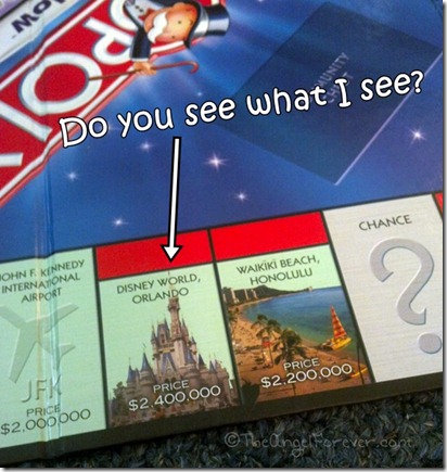 Walt Disney World on Monopoly Here and Now