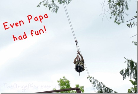 Papa had fun too