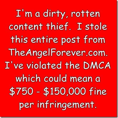 TheAngelForever DMCA notice