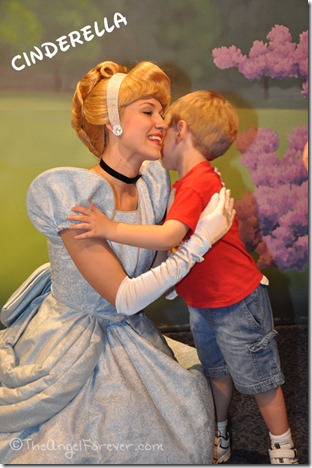 Cinderella hugs and kisses