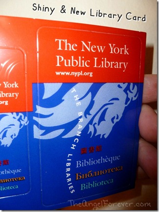 New Library Card