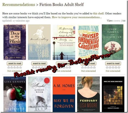 Book Recommendations on Goodreads