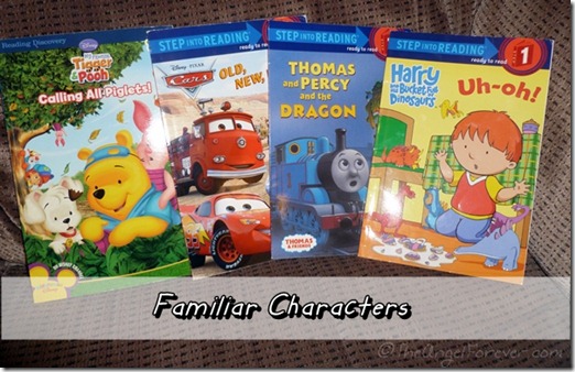 Familiar characters in early readers
