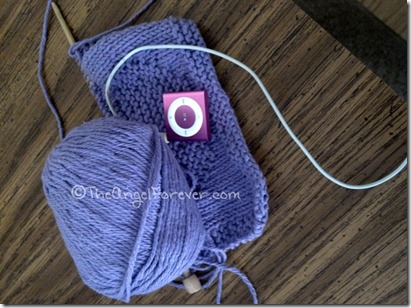 Knitting and reading time