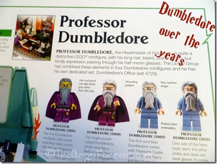Dumbledore LEGO history