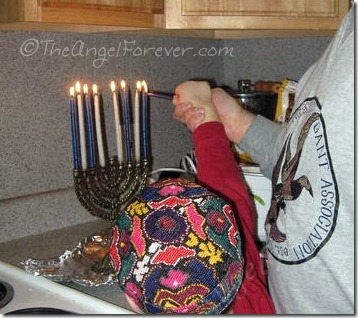 Lighting Chanukah Candles