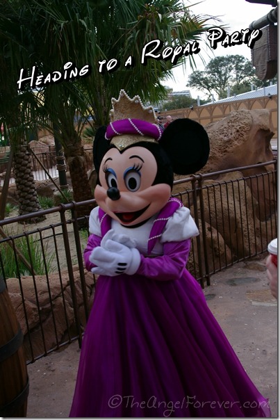 Minnie Mouse at opening of New Fantasyland