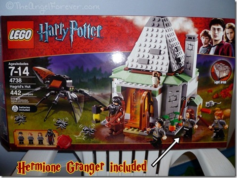 Hagrid's Hut LEGO set with Hermione Granger