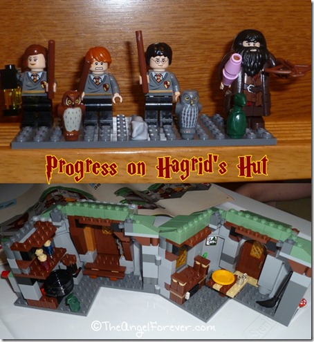 Progress on LEGO Hagrid's Hut