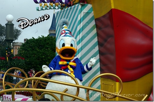 Donald Duck at the Move It! Shake It! Celebrate It! Street Party