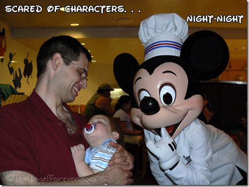 First character meal at Chef Mickey