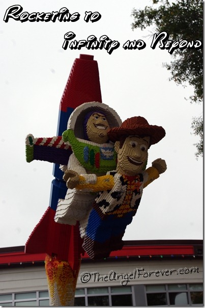 Lego Toy Story friends in Downtown Disney