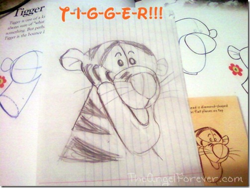 Drawing Tigger